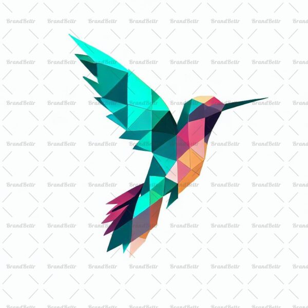 Geometrischer Kolibri